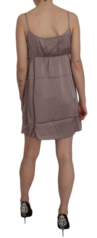 Brand: PINK MEMORIES
  Condition: New with tags
  Model: Spaghetti Strap A
  line Mini
  Color: Light Purple
  Made in Italy
  Material: 100% Silk
  Gender: Women