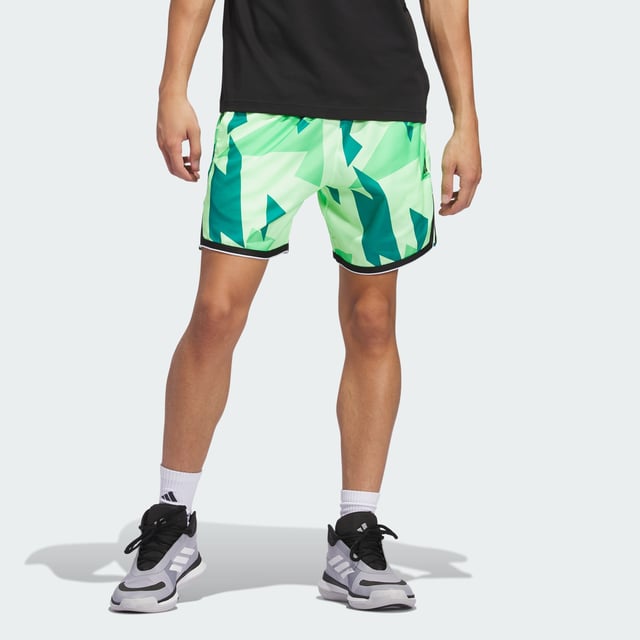 Move freely and take your game to new heights in the adidas Crazy Lite Short. The loose fit allows for full range of motion as you drive to the hoop, while an allover print and adidas Basketball branding let everyone know these are built for the court. Front pockets can hold your small essentials when game time is over.This product is made with 100% recycled materials. By reusing materials that have already been created, adidas help to reduce waste and our reliance on finite resources and reduce the footprint of the products adidas make.  - Loose fit - Elastic waist with drawcord - 100% polyester (recycled) - Front pockets  Shipped by adidas