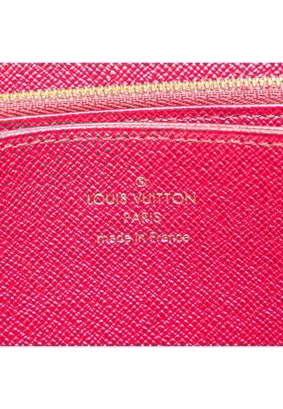 This wallet features a monogram canvas body a zip-around closure and interior zip and slip pockets.Brand: Louis Vuitton VintageCondition: PrelovedType: Long WalletsRating: B+Main Material: CanvasDimensions (LxWxD): 10x19x2.5Comments: Exterior Bottom Worn. Exterior Corners Worn. Interior Pocket stained with Other. Interior Lining Worn. Exterior Side Worn. Exterior Top Worn. Zipper Rusty/Tarnished Scratched.