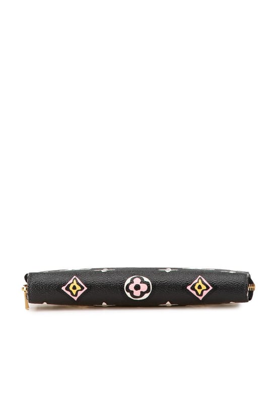 This long wallet features a monogram canvas body a zip around closure and interior zip and slip compartments.Brand: Louis Vuitton VintageCondition: PrelovedType: Long WalletsRating: ABMain Material: CanvasDimensions (LxWxD): 10.5x19.5x2.5Comments: Exterior Corners Worn. Interior Pocket stained with Other. Interior Lining Worn. Interior Lining stained with Other. Exterior Side Worn. Exterior Top Worn. Zipper Rusty/Tarnished Scratched.