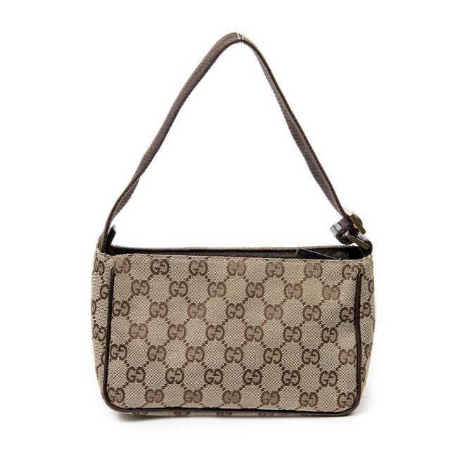 Gucci Accessoires Mini Zip Pouch  Buidel in de Beige/Bruin Doek in de Goud  hardware. Het product is in In Uitstekende Staat (A).
  Afmetingen: 19x12x9 cm 
  Inclusief accessoires: None
  Opmerkingen over de hardware: Lichte verkleuring
  BrandCo Paris vindt zeldzame artikelen in de beste staat voor ongelooflijke prijzen. Het is de moeite waard om geduldig te zijn! Koop met vertrouwen: alle artikelen van BrandCo Paris worden zorgvuldig geselecteerd en geverifieerd door ons team van experts.

  Alle artikelen worden geleverd met een certificaat van echtheid en verpakt door BrandCo Paris.

  Classificatietabel voor de conditie van het artikel:

  N (als nieuw)
  AA (perfecte staat)
  A (uitstekende staat)
  AB (zeer goede staat)
  B (goede/redelijke staat)