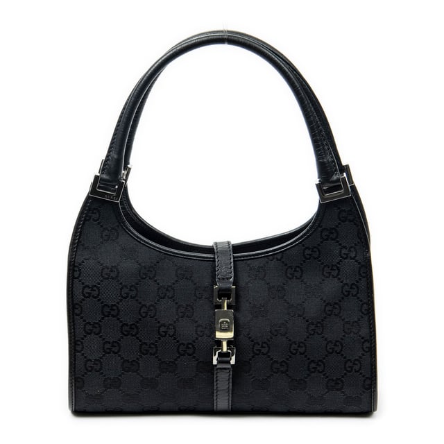 Gucci Bolsos Small Bardot Tote  Bolso de hombro en Negro Lienzo y Plata hardware. El producto esta en Excelentes Condiciones (A).
  Dimensiones: 26x20x8 cm 
  Accesorios incluidos: None
  
  BrandCo Paris encuentra artículos raros y en las mejores condiciones a precios increíbles. ¡Vale la pena tener paciencia! Compra con confianza: todos los artículos de BrandCo Paris son seleccionados y autenticados cuidadosamente por nuestro equipo de expertos.
  Todos los artículos vienen con un certificado de autenticidad y un embalaje entregado por BrandCo Paris.
  Tabla de clasificación de la condición del artículo
  N (como nuevo)
  AA (perfecto estado)
  A (excelente estado)
  AB (muy buen estado)
  B (bueno/regular)