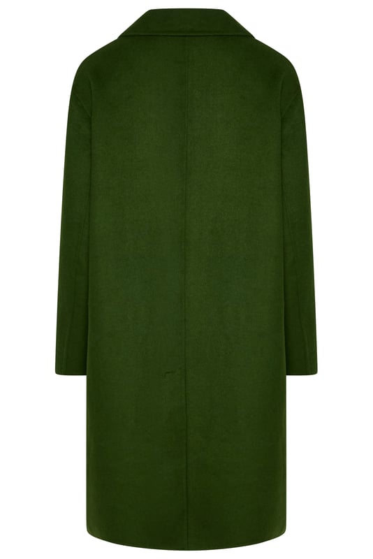 Esme Wool-Rich Coat in Green.

Brighten grey days with bold colour and clean tailoring. The Esme Coat is a hand-finished, single-breasted piece crafted in a premium wool-rich blend. Designed without lining for a softer drape and lighter layering, it features three classic horn-effect buttons and oversized patch pockets for a modern, utility-inspired edge.

Main Fabric 42 % Wool 52% Polyester 4% viscose 2% acrylic.

Dry clean only.

Iron on cool setting.

Do not bleach.

Do not tumble dry.