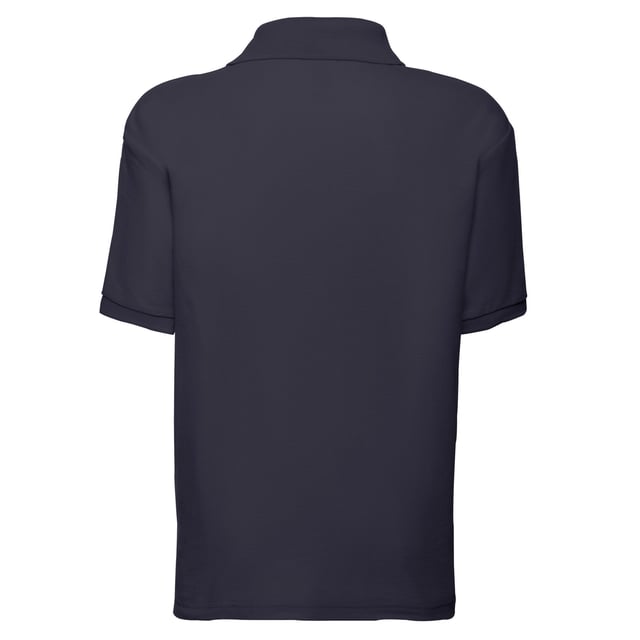 65% Polyester, 35% Katoen. Stof: Pique. Ontwerp: Eenvoudig. Bevestiging: Knop. Manchet: Plat, Gebreid, Geribd. Halslijn: Platte gebreide kraag, Geribd, Getapet, Omgeslagen kraag. Mouwtype: Korte mouwen. Hem: Tweelingnaaldsteek. 2 Knoops Placket, Uitgesneden Label, Verstevigde Schouders, Dubbele Naald Schouder. 180gsm. Duurzaamheid: Amfori, Better Cotton Initiative, BSCI, Fair Labor Association, Oeko-Tex Standaard 100 gecertificeerd.