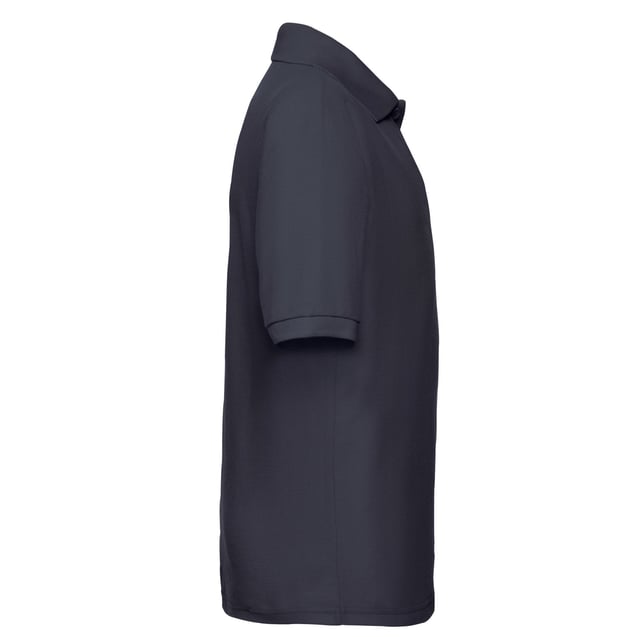 65% Polyester, 35% Katoen. Stof: Pique. Ontwerp: Eenvoudig. Bevestiging: Knop. Manchet: Plat, Gebreid, Geribd. Halslijn: Platte gebreide kraag, Geribd, Getapet, Omgeslagen kraag. Mouwtype: Korte mouwen. Hem: Tweelingnaaldsteek. 2 Knoops Placket, Uitgesneden Label, Verstevigde Schouders, Dubbele Naald Schouder. 180gsm. Duurzaamheid: Amfori, Better Cotton Initiative, BSCI, Fair Labor Association, Oeko-Tex Standaard 100 gecertificeerd.