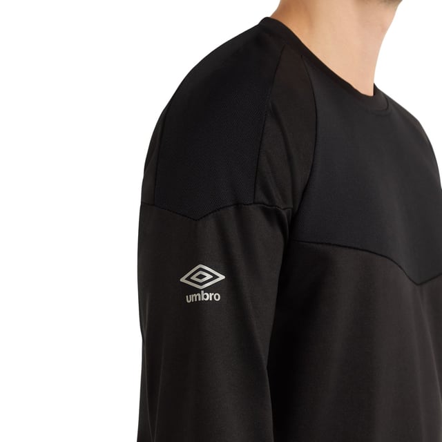100% Polyester. Stof: French Terry, Micro Eyelet, Piqué. Ontwerp: Mouwprint, gestapeld logo. 215gsm. Zoom: Zelfklevende stof. Halsuitsnijding: Ronde hals, zelfklevend. Panelen snijden en naaien. Mouwtype: Met lange mouwen. Manchet: Zelfklevende stof. Bevestiging: Trek aan de achterkant. S: 37 in. M: 40 in. L: 43 in. XL: 46 in. XXL: 49 in.
