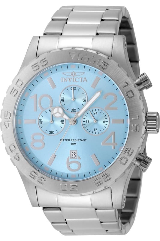 Invicta Specialty Heren Quartz horloge van roestvrij staal - 45 mm