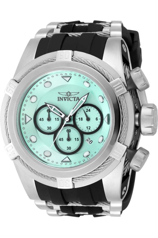 The Invicta 48407 has a 53 millimetres stainless steel case with a blue dial.
This model is powered by an accurate Quartz movement.
10 bar water pressure resistant.
This model is part of the Invicta Bolt - Zeus collection.

Including 2-year Invicta warranty.