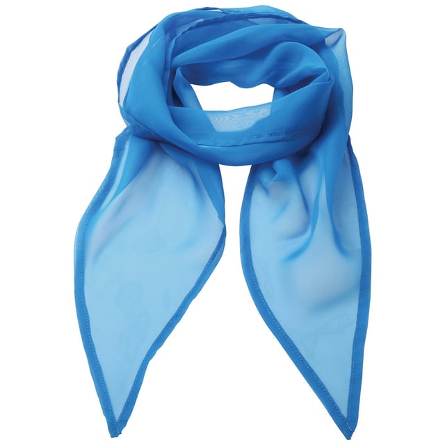 Lichte en glanzende dames chiffonsjaal. Aanvullingen mannen PR750 stropdas. Stof 100% Polyester, Chiffon weven Gewicht40gsm. Een maat - Breedte 6.5/16.5cm, Lengte 38.5/98cm.