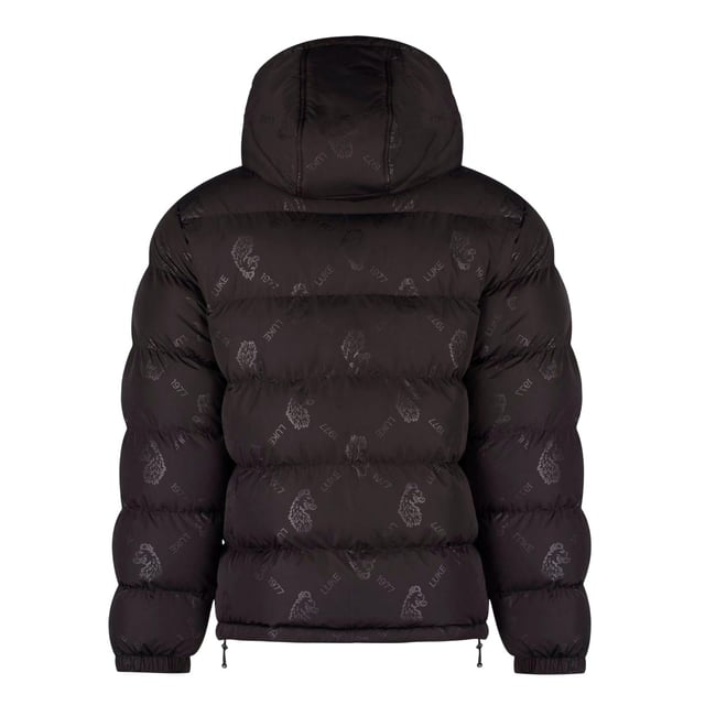 100% Polyester. Voering: Gevoerd. Stof: Middengewicht. Vulling: 260gsm. Buitenkant: 210gsm. Voering: 85gsm. Ontwerp: Geborduurd logo, Gewatteerd. Stoftechnologie: Isolerend, Douchebestendig, Winddicht. Kinbeschermer, gewatteerd. Halslijn: Kap, staande kraag. Mouwtype: Met lange mouwen. Kenmerken van de kap: Afneembare kap. Zakken: 2 zijzakken, rits, 1 binnenzak, 1 binnenzak, met gaas gevoerd. Bevestiging: Contrasterende ritssluiting. Warmte Beoordeling: 5. Zoom: Knevelversteller. L: 42 in. XXL: 46 in.