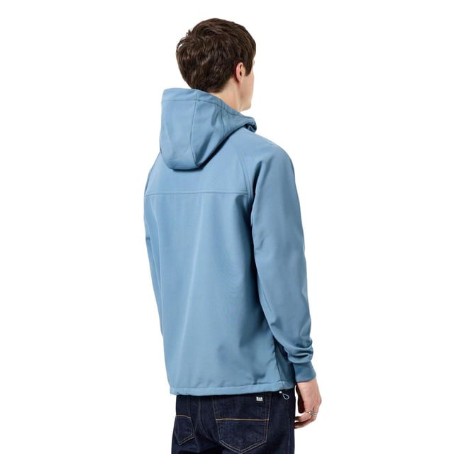 wasserabweisende jungen outerwear mit fleece gewebe jacken damen Weekend Offender "Stipe" Softshelljacke für Herren (Blau)