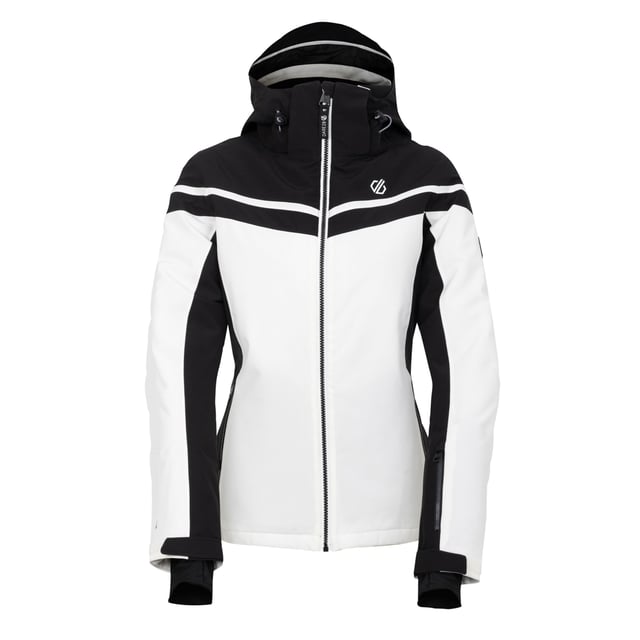 100% Polyester. Filling: Recycled. Fabric: Recycled. Lining: Recycled Polyester. Design: Contrast Detail, Logo. Fabric Technology: ARED 30/30, Breathable, Durable, PFC Free, PFOA Free, PFOS Free, Stretch, Water Repellent, Waterproof. Cuff: Adjustable. Articulated Sleeve, Gel Grip, High Warmth, Inner Sleeve Cuff, Integrated Snowskirt, Scrim Back Panel, Taped Seams. Neckline: Hooded. Sleeve-Type: Long-Sleeved. Hood Features: Adjustable, Foldable. Pockets: 1 Internal Pocket, Mesh Lined, 2 Lower Pockets, Zip, Ski Pass Pocket. Fastening: Full Zip. Hem: Adjustable. Contents: 1 Cloth Wipe. 8 UK: 32 in. 10 UK: 34 in. 12 UK: 36 in. 14 UK: 38 in. 20 UK: 44 in. 18 UK: 43 in. 16 UK: 40 in.