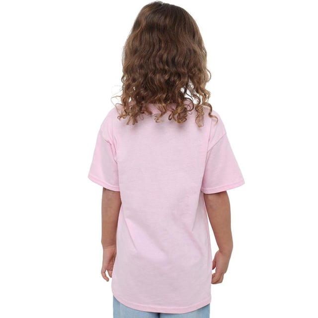 100% Ringspun Cotton. Fabric: Midweight, Pre-Shrunk, Weave. Characters: Huntr/X. Design: Logo, Photograph. Neckline: Crew Neck, Ribbed. Sleeve-Type: Short-Sleeved. Hem: Straight. Fabric Technology: Breathable, Fade Resistant. Tagless. 100% Officially Licensed. Fit: Regular. 3-4 Years: 27 in. 9-11 Years: 36 in. 5-6 Years: 29 in. 12-13 Years: 39 in. 7-8 Years: 32 in.