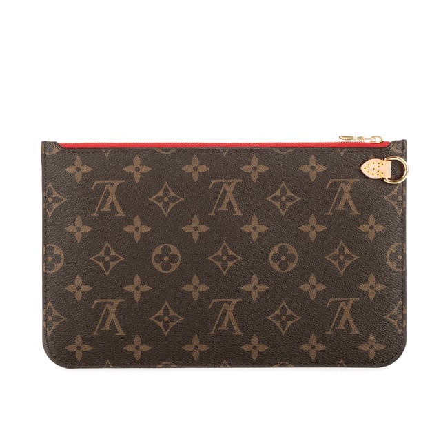 Louis Vuitton Tassen Neverfull Pochette  Accessoires in de Bruin Gecoat canvas in de Gouden Messing  hardware. Het product is in Als Nieuw (N).
  Afmetingen: 25x15x1 cm 
  Inclusief accessoires: None
  
  BrandCo Paris vindt zeldzame artikelen in de beste staat voor ongelooflijke prijzen. Het is de moeite waard om geduldig te zijn! Koop met vertrouwen: alle artikelen van BrandCo Paris worden zorgvuldig geselecteerd en geverifieerd door ons team van experts.

  Alle artikelen worden geleverd met een certificaat van echtheid en verpakt door BrandCo Paris.

  Classificatietabel voor de conditie van het artikel:

  N (als nieuw)
  AA (perfecte staat)
  A (uitstekende staat)
  AB (zeer goede staat)
  B (goede/redelijke staat)