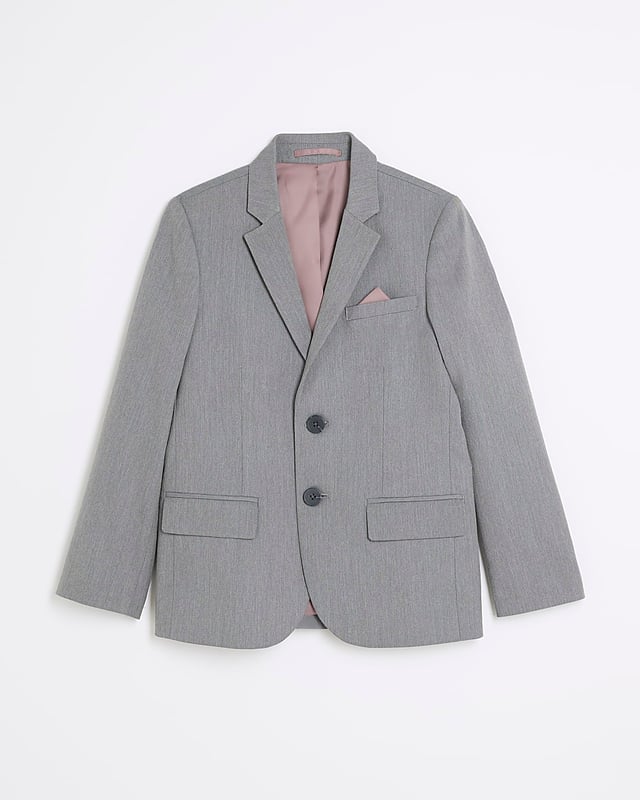 Woven fabric, Notch lapels, Long sleeve, Front welt pockets, Chest welt pocket, Single back vent, Button fastening, Satin lined