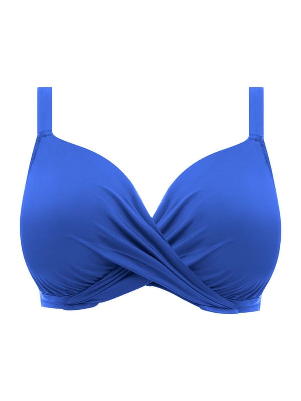 Elomi Magnetic Underwired Plunge Bikini Top. Fully lined with a light but supportive fabric for a bikini look with the fit of an Elomi Lingerie bra. This product is recommended as hand wash only.