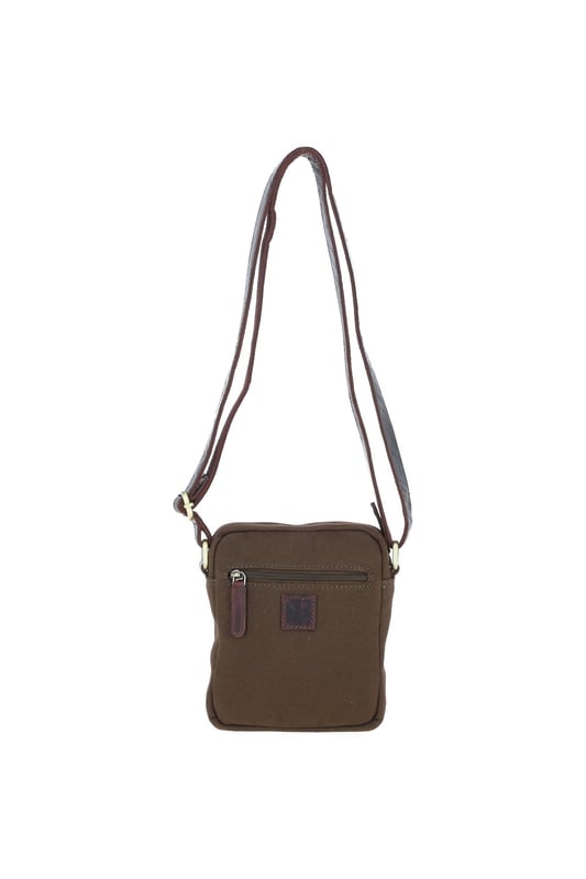 Crafted for style and functionality, this premium canvas and leather crossbody bag is the perfect companion for everyday essentials, offering a sleek yet durable design with ample storage while maintaining a compact and lightweight feel. Measuring 17 cm in length, 7.5 cm in width, and 21 cm in height, it features three external pockets and two internal pockets for effortless organization. Made from durable canvas with genuine leather accents, it exudes a classic, sophisticated look, making it ideal for daily use, travel, or casual outings. The adjustable 59 cm strap ensures a comfortable and customizable fit.