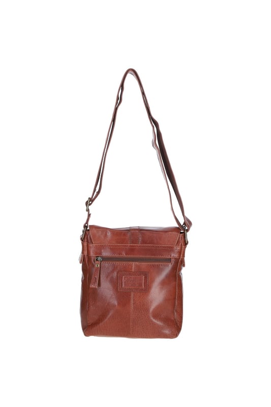 This stylish leather messenger bag combines functionality and elegance, ideal for everyday use. Made from premium leather with brass hardware, it offers a spacious main compartment, two internal pockets, one outer compartment, and a convenient back zip pocket for easy access. The adjustable shoulder strap ensures a comfortable fit, and the fully lined interior adds durability and a touch of luxury. Dimensions: (L) 23 cm x (W) 10 cm x (H) 25 cm with a drop-down strap length of 34 cm.