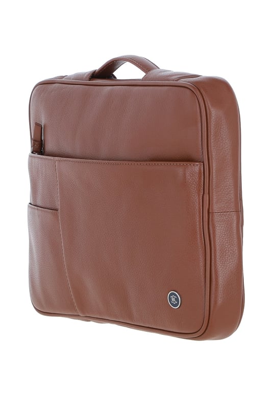 The Brampton London Leather Organizer is a sleek, compact accessory made from 100% genuine leather, perfect for work or travel. It features a spacious main compartment with a laptop section, multiple internal slip-in pockets for organised storage, and external zip pockets for quick access. This durable and stylish leather organiser combines practicality and elegance in one compact design. Dimensions: (L) 36 cm x (W) 4.5 cm x (H) 25.5 cm.