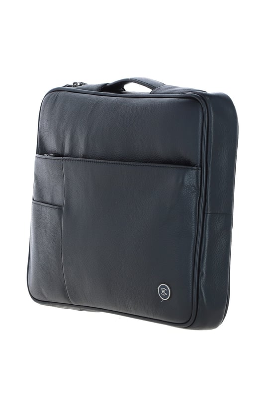 'Minimalist' Real Leather Organizer with Laptop Compartment The Brampton London Leather Organizer is a sleek, compact accessory made from 100% genuine leather, perfect for work or travel. It features a spacious main compartment with a laptop section, multiple internal slip-in pockets for organised storage, and external zip pockets for quick access. This durable and stylish leather organiser combines practicality and elegance in one compact design. Dimensions: (L) 36 cm x (W) 4.5 cm x (H) 25.5 cm.