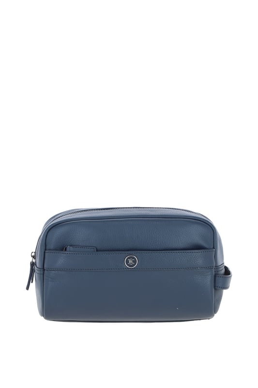 The Brampton Leather Washbag is a stylish and practical accessory crafted from 100% genuine leather, perfect for organising grooming essentials during travel or daily use. Featuring a spacious main compartment, an external zip pocket for secure storage, and four internal slip pockets, this wash bag combines functionality with elegance. Its water-resistant lining and compact, durable design make it ideal for effortless storage and transportation of toiletries. Dimensions: (L) 27 cm x (H) 16 cm x (W) 10 cm.