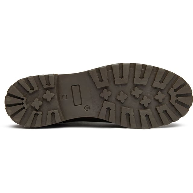 Damen braune Barbour Kendal Stiefel, hergestellt aus Leder mit einer Gummisohle. Merkmale: Fersenschlaufe, elastische Einsätze, Barbour-Branding und profilierte Sohle.