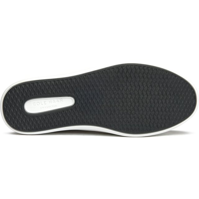 Zapatillas Cole Haan Grand Crosscourt Premier negras para hombre, fabricadas en piel y suela de goma. Incluyen: plantilla ligera y acolchada, logo de Cole Haan y suela Grand 360.
