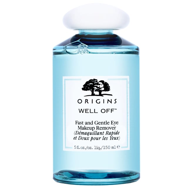 Discover the Origins Well Off Fast and Gentle Eye Makeup Remover, specially formulated for sensitive skin. This 150ml eye cleanser effectively dissolves makeup while being gentle on the delicate eye area. It removes impurities without leaving any residue, ensuring a clean and refreshed feel. Suitable for vegans, this makeup remover is crafted with high-quality plant, earth, and sea-based ingredients, avoiding harsh chemicals like parabens and sulfates. Easy to use: apply with a cotton ball in a sweeping motion over your eyelids for a soothing cleanse.