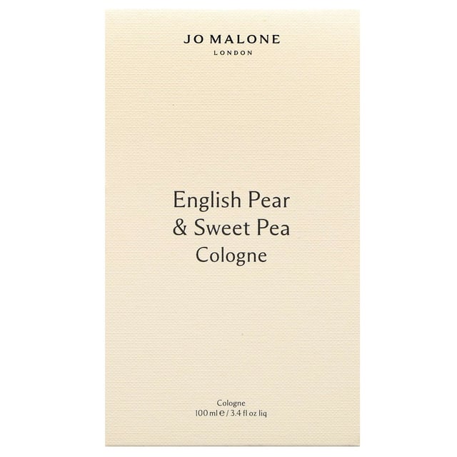 Jo Malone English Pear & Sweet Pea Eau de Cologne Spray - 100ml Experience the essence of summer with Jo Malone English Pear & Sweet Pea Eau de Cologne Spray. This exquisite fragrance blends the juicy sweetness of Williams pear with the delicate floral notes of sweet pea, creating a refreshing and harmonious scent. The base of white musk adds a soft, powdery finish, making it perfect for everyday wear. Ideal for both men and women, this 100ml cologne is a delightful addition to your fragrance collection. Enjoy the luxury of Jo Malone and indulge in a scent that captures the beauty of nature.