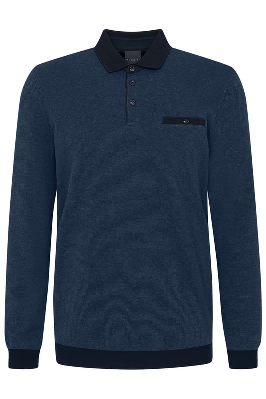 Erlebe stilvolles Auftreten mit dem bugatti Langarm-Poloshirt. Dieses Polo aus einem Baumwoll-Mix besticht durch seinen Strukturkragen und die feine zweifarbige Struktur des Oberstoffs. Eine Brusttasche und Leistentaschen bieten praktischen Stauraum, während das Flag-Label an der linken Seite für eine exklusive Note sorgt. Der Modern Fit und die Rippenbündchen garantieren eine optimale Passform.