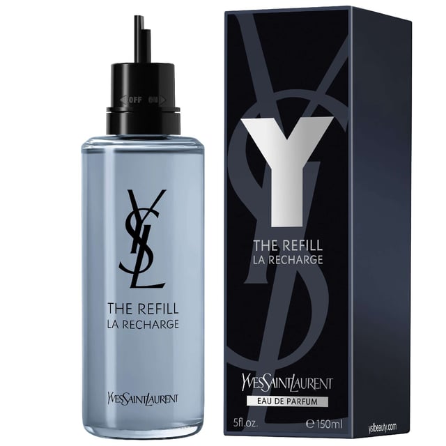 Discover the bold essence of the Yves Saint Laurent Y Eau de Parfum Refill for Men, a fragrance designed for the modern man who embraces his passions. This captivating scent opens with invigorating top notes of bergamot, ginger, and green apple, delivering a refreshing burst of energy. The heart features sophisticated floral notes of geranium and lavender, while the base reveals a warm blend of tonka bean, frankincense, and smoky vetiver. Encased in a striking bottle that symbolizes duality and sophistication, this 150ml refill is perfect for the confident man ready to take on any challenge.
