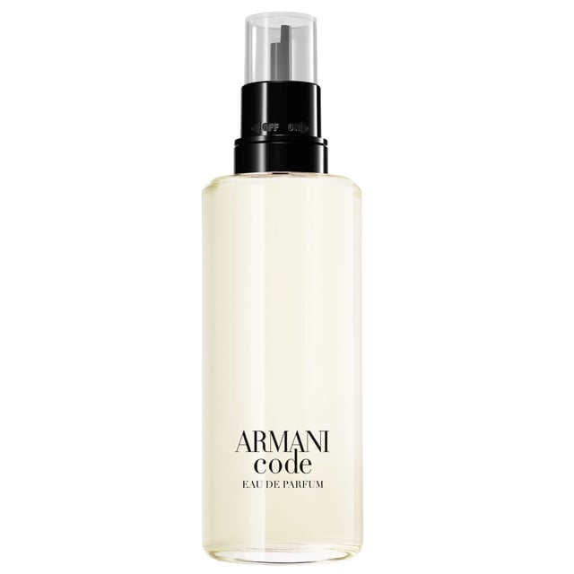 Discover the captivating allure of Armani Code Eau de Parfum, a sophisticated fragrance designed for men. This refillable 150ml bottle contains a vibrant blend of fresh green mandarin from Italy, warm nutmeg, and rich tonka bean. The top notes invigorate with a zesty burst, while the heart reveals a spicy warmth, leading to a base that exudes sensuality with honeyed tobacco undertones. Perfect for the modern man, this fragrance embodies elegance and charm. Note: This product is a refill.