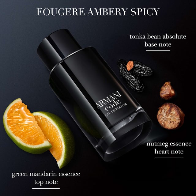 Discover the captivating allure of Armani Code Eau de Parfum, a sophisticated fragrance designed for men. This refillable 150ml bottle contains a vibrant blend of fresh green mandarin from Italy, warm nutmeg, and rich tonka bean. The top notes invigorate with a zesty burst, while the heart reveals a spicy warmth, leading to a base that exudes sensuality with honeyed tobacco undertones. Perfect for the modern man, this fragrance embodies elegance and charm. Note: This product is a refill.