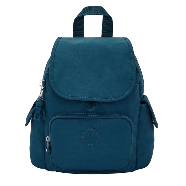 The Kipling City Pack Mini Women's Teal Backpack is the perfect blend of style, functionality, and practicality. Designed for women who need a compact, yet spacious bag for daily use or travel, this mini backpack offers convenience and a pop of color with its vibrant teal hue.
Key features:
Compact and Stylish Design: 

The mini size of this backpack makes it ideal for women who want a more compact option, while still having enough room to store their essentials. The bright teal color adds a trendy and fun touch, making it perfect for casual outings.

Durable Nylon Fabric: 

Made from Kipling’s signature, lightweight, and water-resistant nylon material, this backpack is durable, easy to maintain, and perfect for daily wear. It is designed to withstand regular use and keep your items protected.

Spacious Main Compartment: 

Despite its mini size, the backpack offers a well-organized main compartment that provides ample space for your phone, wallet, keys, small essentials, and even a tablet or small book.

Front Zip Pocket: 

A front zip pocket provides quick access to smaller items, such as lip balm, hand sanitizer, or headphones, keeping everything organized and easily accessible.

Adjustable Shoulder Straps: 

The shoulder straps are adjustable, ensuring a comfortable and customizable fit. Whether you prefer wearing it as a backpack or across your body, the adjustable straps allow for the perfect fit.

Signature Kipling Monkey Keychain: 

The iconic Kipling monkey keychain adds a fun, playful detail to the design, making it instantly recognizable and a signature feature of the Kipling brand.

Lightweight and Comfortable: 

The mini backpack is lightweight, making it easy to carry throughout the day without weighing you down. It’s comfortable enough for all-day wear, whether you’re running errands or exploring the city.

The Kipling City Pack Mini Women's Teal Backpack is the perfect choice for women looking for a stylish, functional, and lightweight backpack. It’s a versatile accessory that works for everything from casual outings to travel, offering both practicality and a fun, colorful design.