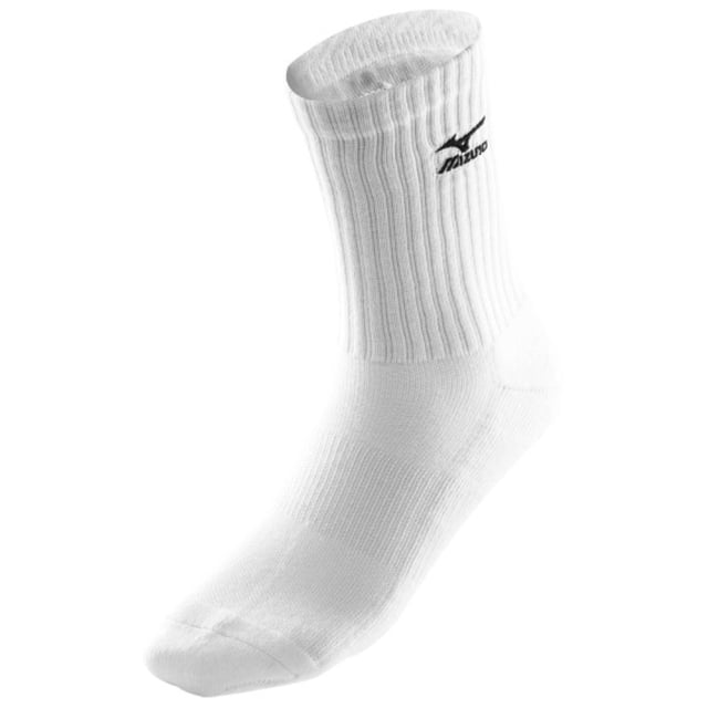 Mizuno 1-pack White Volley Socks Stay light on your feet with the Mizuno 1-Pack White Volley Socks — engineered for volleyball and high-impact court sports. Designed to deliver breathability, support, and all-game comfort, these performance socks are a must-have for athletes who demand quality from the ground up.
Key Features:
Moisture-Wicking Fabric Blend:
Keeps feet dry and cool during intense matches or training, helping to reduce sweat and friction.
Targeted Cushioning Zones:
Provides added comfort under the forefoot and heel, helping absorb impact from jumps and quick movements.
Arch Support Band:
Offers a secure fit and midfoot stability to reduce fatigue over long sessions.
Breathable Mesh Ventilation Panels:
Enhances airflow and temperature regulation to keep feet fresh and comfortable.
Reinforced Toe and Heel:
Improves durability in high-wear areas, making these socks ideal for frequent play and wash cycles.
Classic White Design:
Clean and versatile — ideal for team kits, training gear, or match-day uniforms.
Secure Ribbed Cuff:
Holds the sock in place throughout activity without slipping or bunching.
Whether you're diving for a save or sprinting for a spike, the Mizuno White Volley Socks support your every move with all-day athletic comfort.