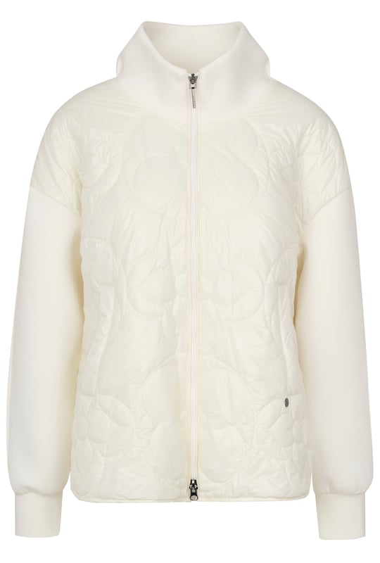 Der lässige Blouson im Materialmix besteht aus super softem Material mit raffiniertem, femininem Steppdessin. Der Stehkragen, klassische Leistentaschen sowie farblich abgestimmte Details verleihen der Jacke das gewisse Etwas. Als ,Respect Nature'-Produkt ist der Blouson mit einer hochwertigen Füllfaser - als bewusster Ersatz für Echtdaune - versehen.