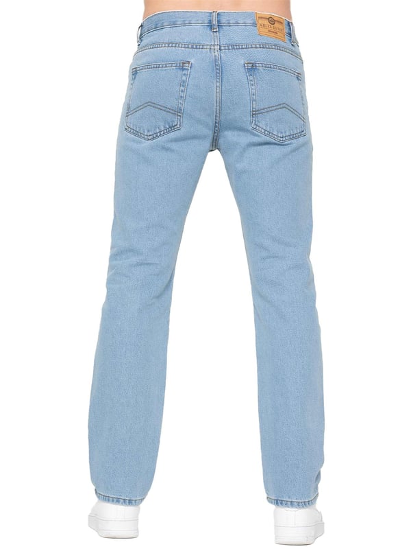 Erleben Sie höchsten Komfort und Stil mit dieser Designer-Jeans für Herren von Kruze, ausgestattet mit regulärer Passform, Reißverschluss und mehreren Taschen für praktische Handhabung und Bequemlichkeit. Jedes Paar verfügt zudem über aufwendige Ziernähte, Markenknöpfe und -nieten sowie ein Markenlabel aus PU am Bund, was sie sowohl für die Freizeit als auch für die Arbeit perfekt macht. Aus 100 % Baumwolle gefertigt, stehen diese Jeans für Qualität und Langlebigkeit für den modernen Mann.