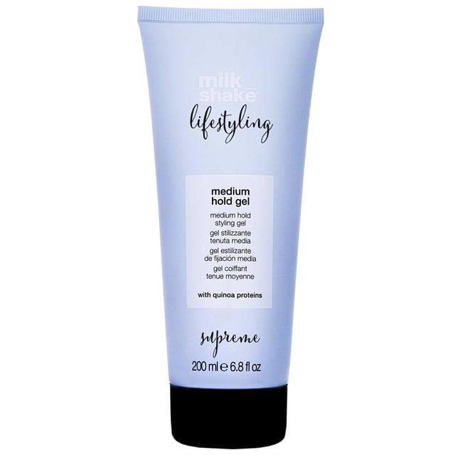 Achieve stunning hairstyles with the Milk_shake Lifestyling Medium Hold Gel. This exceptional gel enhances your look by providing extra definition and a brilliant shine. With its unique memory effect, it offers strong hold while improving hair body, defining curls, and combating frizz. Quick-drying and residue-free, it makes styling effortless. To use, simply work the gel between your fingers and apply to damp or dry hair, then style as desired. Perfect for women seeking a reliable styling product.