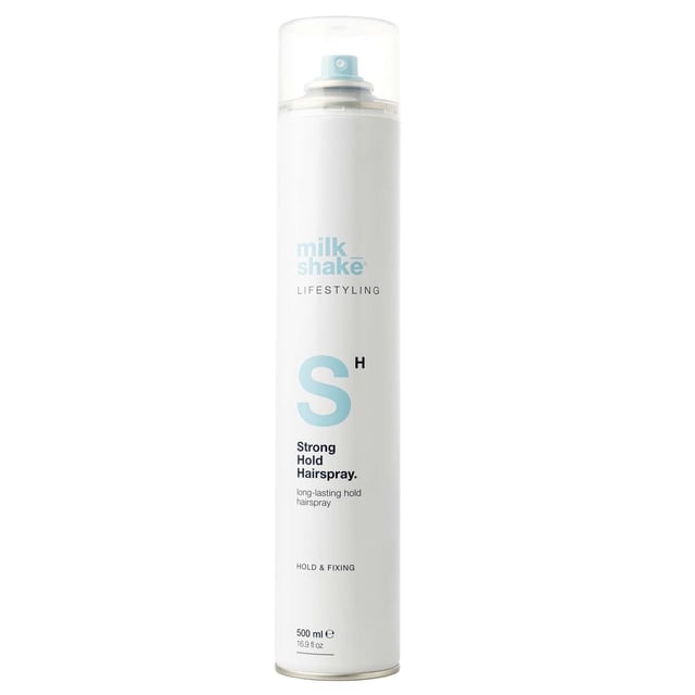 Experience unbeatable hold with Milk_Shake Lifestyling Strong Hold Hairspray, specially formulated for color-treated hair. This innovative hairspray not only provides a strong hold but also adds volume while protecting your hair from humidity and environmental stressors. It helps preserve your hair's vibrant color and minimizes fading, ensuring your style lasts all day. For best results, hold the can 20-30cm away from your hair and spray evenly. Perfect for women looking to maintain their hair's beauty and style.
