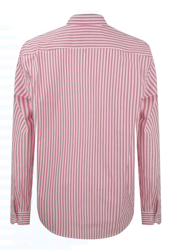 Das Felix Hardy Herren-Langarmhemd mit Streifen ist ein raffiniertes Must-have für jede Garderobe und kombiniert klassischen Stil mit moderner Schnittführung. Dieses Hemd aus hochwertigem, atmungsaktivem Stoff bietet ein angenehmes und weiches Tragegefühl und eignet sich daher ideal für den ganzen Tag. Das zeitlose Streifenmuster verleiht ihm einen Hauch von Eleganz und macht ihn perfekt für sowohl legere als auch formelle Anlässe. Mit seiner Knopfleiste vorne und dem knackigen Kragen behält das Hemd einen scharfen und strukturierten Look, während die langen Ärmel mit verstellbaren Manschetten für Vielseitigkeit sorgen. Ob zu einer Hose für formelle Anlässe oder zu Jeans für ein entspanntes und dennoch elegantes Outfit – dieses gestreifte Hemd ist ein vielseitiges Teil für jede Garderobe.