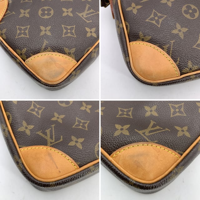 VINTAGE, RRP AS NEW
A true classic from the archives of Louis Vuitton, the Danube Messenger Bag blends compact utility with the timeless appeal of the house's iconic monogram canvas. This stylish piece is beloved by vintage collectors for its practical size, durable design, and unmistakable heritage look.  Trimmed in warm tan leather and accented with gold-tone hardware, the Danube features a convenient front slip pocket and an adjustable monogram canvas strap with a shoulder pad-designed for comfortable, on-the-go wear. The top zipper opens to a leather-lined interior with an open pocket, perfect for keeping essentials close and organized.  Inside, the embossed 'LOUIS VUITTON Paris - Made in France' mark and unique ity serial number attest to the bag's origins and craftsmanship. Compact yet functional, the Danube remains one of LV's most versatile vintage models-ideal for city explorers, seasoned travelers, or anyone seeking a piece of classic Vuitton charm with everyday practicality. Condition Rating: B - VERY GOOD CONDITIONCondition Details: Gently used. Some scratches and darkness of use on leather trim. Some darkness on the hardware. Light scratches on the internal lining. Please check the photos carefully and ask if you need to know more details or if you have any doubts.Measurements (cm):Depth: 3.8Height: 20.3Length: 15.2Other Details: Dustbag? NoKeys? NoBox? No Measurments:  width: 38 mm length: 152 mm height: 203 mm strap length: 0 mm handle drop: 0 mm
