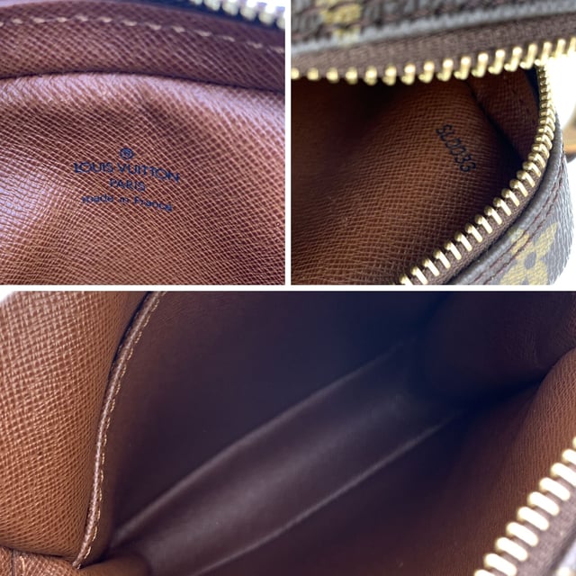 VINTAGE, RRP AS NEW
A true classic from the archives of Louis Vuitton, the Danube Messenger Bag blends compact utility with the timeless appeal of the house's iconic monogram canvas. This stylish piece is beloved by vintage collectors for its practical size, durable design, and unmistakable heritage look.  Trimmed in warm tan leather and accented with gold-tone hardware, the Danube features a convenient front slip pocket and an adjustable monogram canvas strap with a shoulder pad-designed for comfortable, on-the-go wear. The top zipper opens to a leather-lined interior with an open pocket, perfect for keeping essentials close and organized.  Inside, the embossed 'LOUIS VUITTON Paris - Made in France' mark and unique ity serial number attest to the bag's origins and craftsmanship. Compact yet functional, the Danube remains one of LV's most versatile vintage models-ideal for city explorers, seasoned travelers, or anyone seeking a piece of classic Vuitton charm with everyday practicality. Condition Rating: B - VERY GOOD CONDITIONCondition Details: Gently used. Some scratches and darkness of use on leather trim. Some darkness on the hardware. Light scratches on the internal lining. Please check the photos carefully and ask if you need to know more details or if you have any doubts.Measurements (cm):Depth: 3.8Height: 20.3Length: 15.2Other Details: Dustbag? NoKeys? NoBox? No Measurments:  width: 38 mm length: 152 mm height: 203 mm strap length: 0 mm handle drop: 0 mm