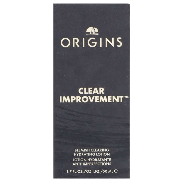 Discover the Origins Clear Improvement Blemish Clearing Hydrating Lotion, a powerful moisturizer specifically designed to combat blemishes while providing deep hydration. This innovative formula combines salicylic acid to purify the skin, along with bamboo charcoal, zinc, and witch hazel to effectively absorb excess oil and reduce redness. Enriched with hyaluronic acid and glycerin, it ensures your skin stays moisturized and radiant. For best results, apply to a cleansed face every morning and evening for a smoother, clearer complexion. Perfect for blemished skin types.