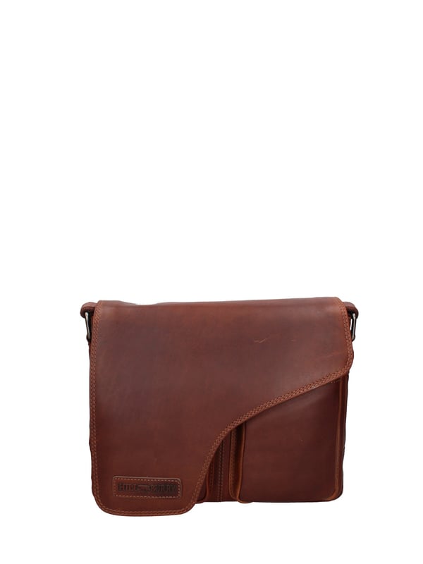 Heren schoudertas echt leer - Bromley model - 30.0 x 24.0 x 10.0 cm