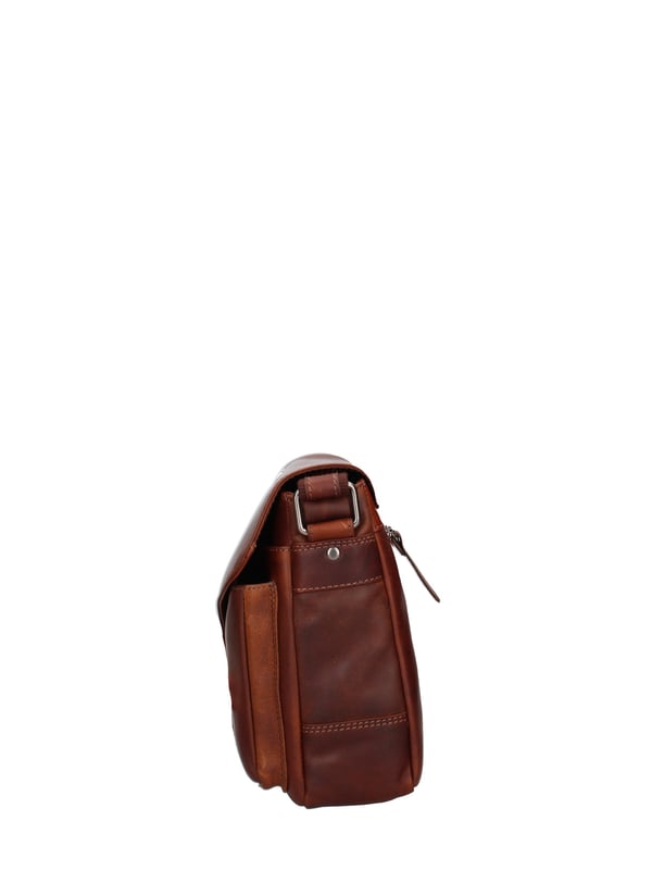 Heren schoudertas echt leer - Bromley model - 30.0 x 24.0 x 10.0 cm