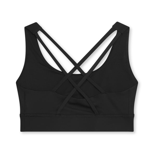 PRODUCT STORY:  Dial up your workouts with the Training Mid Impact Bra. The perfect blend of comfort, function and design. FEATURES AND BENEFITS: dryCELL: Performance technology designed to wick moisture from the body and keep you free of sweat during exercise. DETAILS: Medium Impact Support built for Versatile Performance with double strap and removable pads for ultimate comfort; Internal breathable lining for enhanced versatility.