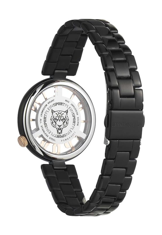 The Plein Sport watch range is sold by us for many reasons, we only add manufacturer's to our portfolio who design and manufacture high quality reliable timepieces that also represent great value for your hard earned cash. And this Ladies Tiger Luxe Watch PSMBA0523 like all Plein Sport watches meets all of our stringent quality tests with ease.  Dimensions (cm): 13x13x13