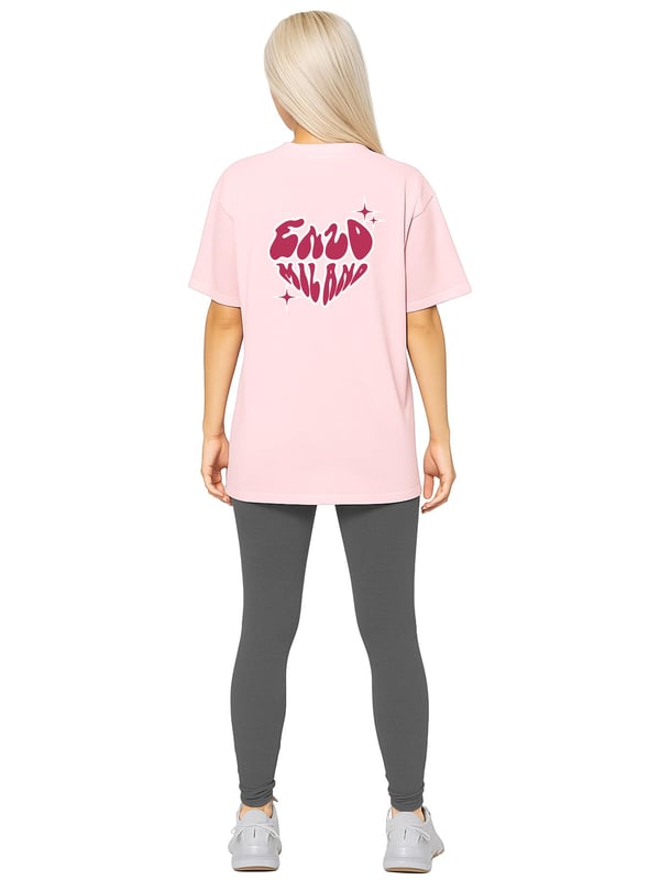 The Enzo Women’s Oversized T-Shirt & Leggings Set blends comfort, style, and versatility. The oversized T-shirt features a crew neck, soft lightweight fabric, and bold Enzo Milano puff print branding front and back. Paired with high-waisted stretch leggings with a supportive double-layer waistband, ultra-soft fabric with excellent recovery, and tonal puff print branding to the back, this set is made from lightweight seamless material with flatlock stitching and stitched hem finishes for lasting comfort and durability.