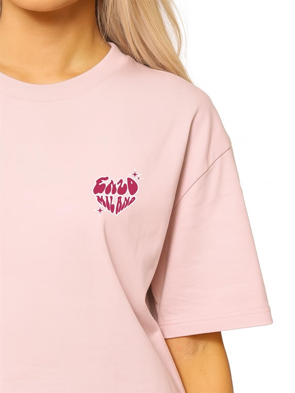 The Enzo Women’s Oversized T-Shirt & Leggings Set blends comfort, style, and versatility. The oversized T-shirt features a crew neck, soft lightweight fabric, and bold Enzo Milano puff print branding front and back. Paired with high-waisted stretch leggings with a supportive double-layer waistband, ultra-soft fabric with excellent recovery, and tonal puff print branding to the back, this set is made from lightweight seamless material with flatlock stitching and stitched hem finishes for lasting comfort and durability.