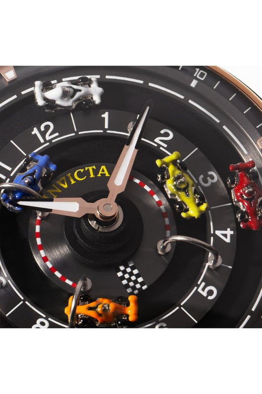 Das Invicta 69135 hat ein 46 millimeter Edelstahl gehäuse mit einem schwarzen Zifferblatt.
Dieses Modell wird von einem präzisen  Automatikuhr angetrieben.
3 bar Wasserdichtigkeitszertifizierung.
Dieses Modell ist von der Invicta Racing - Limited Edition Kollektion.

2 Jahre Garantie.